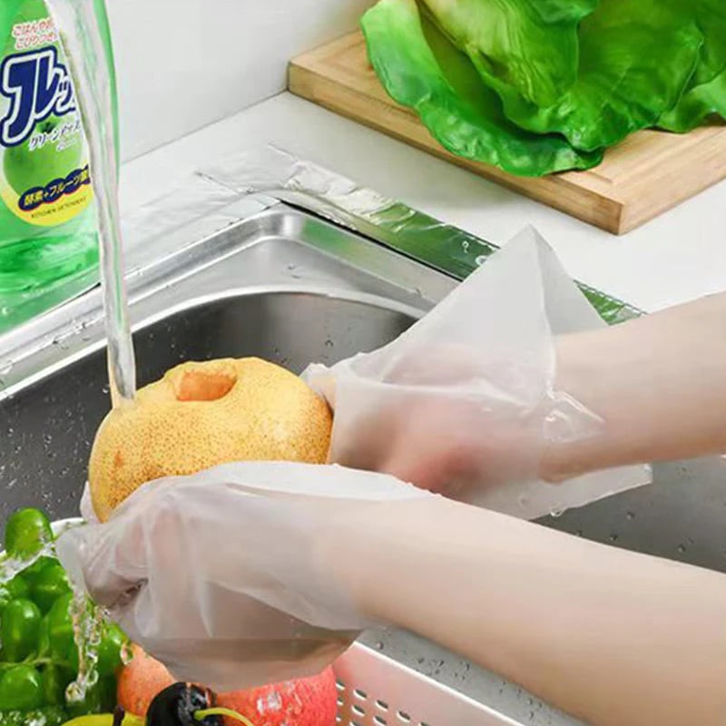 🎉Buy 2 Get 3 Free-Limited Sale🔥Food Grade Transparent Thickened Disposable Gloves