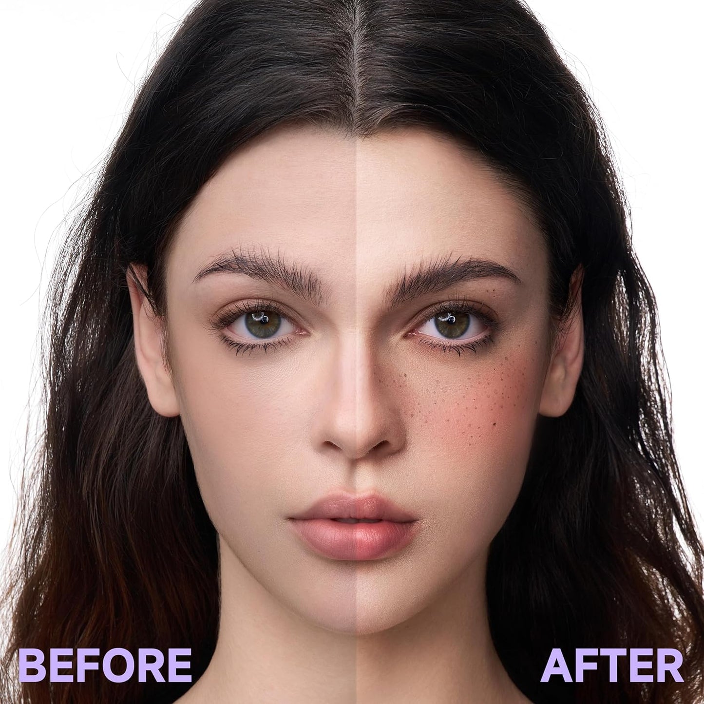 🌟2-IN-1 Freckle & Blush: Fine color, long-lasting, beauty stays all day~