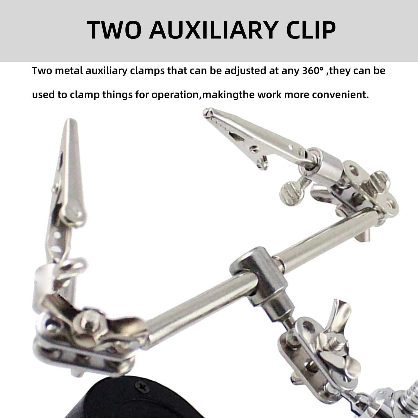 π Adjustable LED Magnifying Glass Soldering Station β Hands-Free Precision Made Easy! π‘