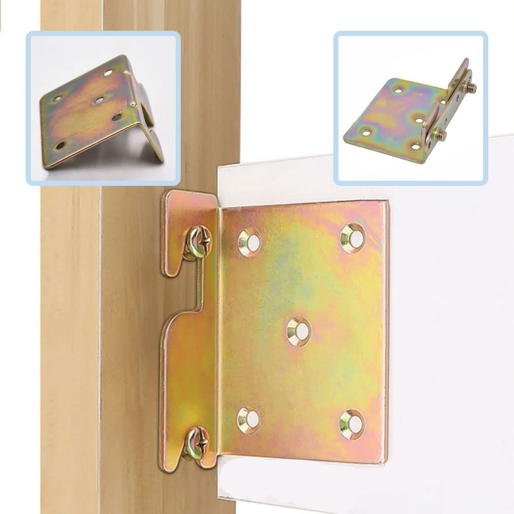 Iron color zinc plated Furniture Connection Hinge