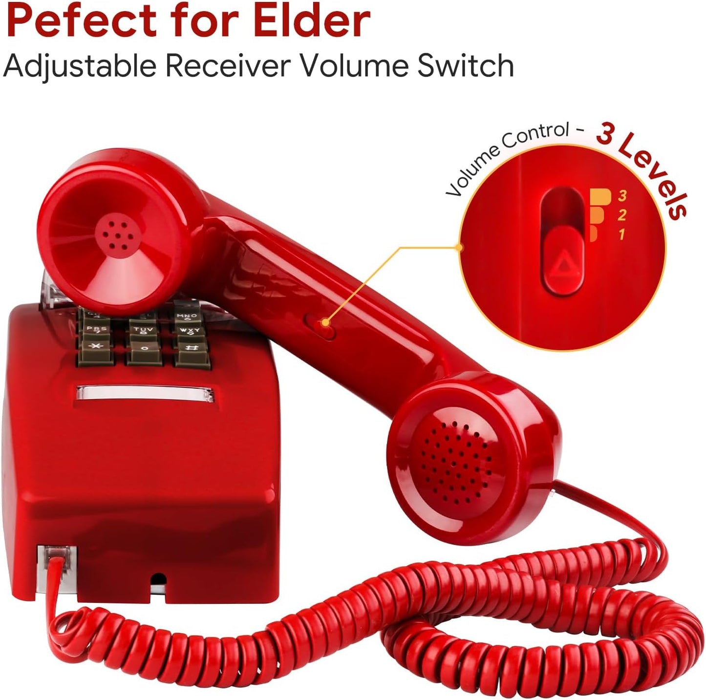 🔥2025 Summer Bargains - -Retro Wall-mounted Landline Phone
