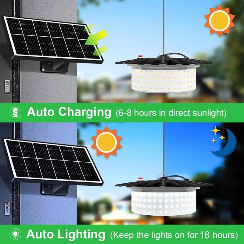 🔥Last Day 49% OFF🔥224-LED Solar Pendant Light with Moving Sensor-Buy 2 Free Shipping