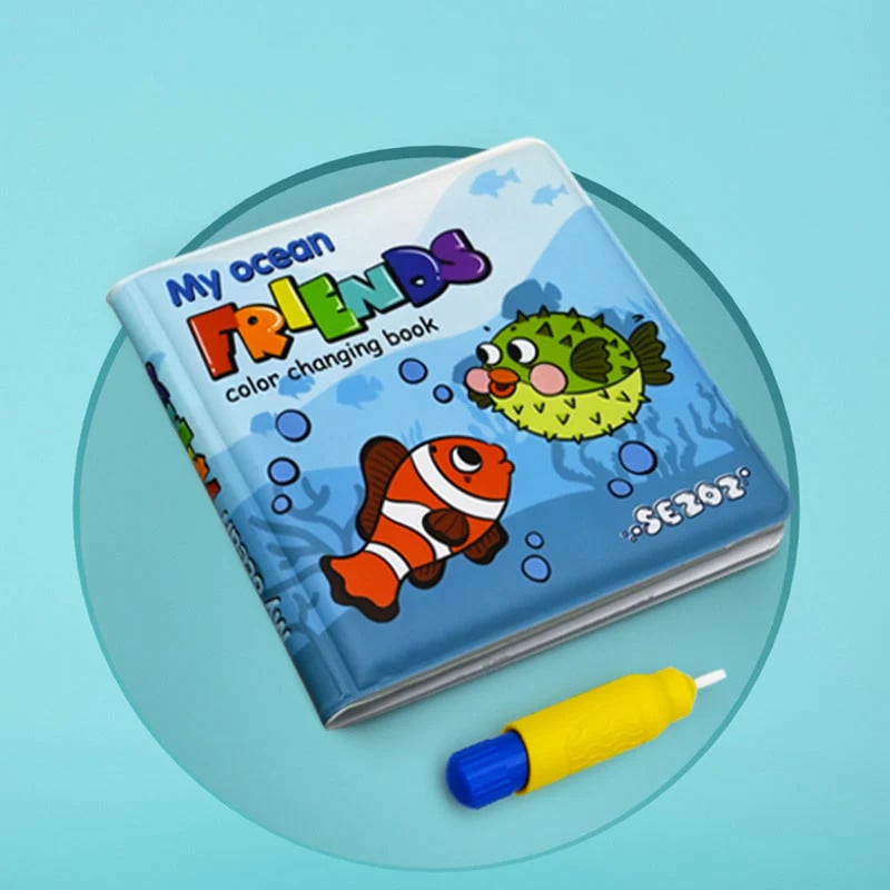 ✨Water Painting Color Changing Cloth Book