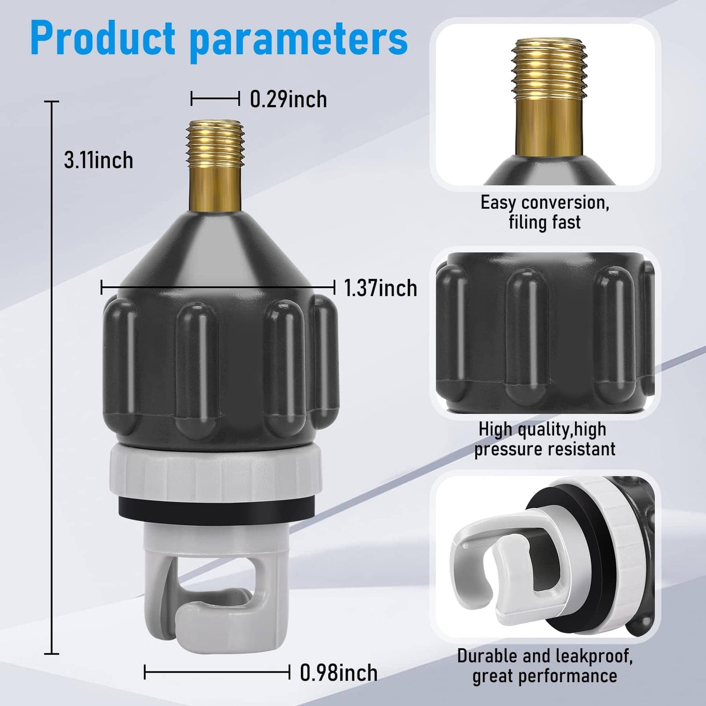 🏄♂️ Inflatable Boat SUP Pump Adapter
