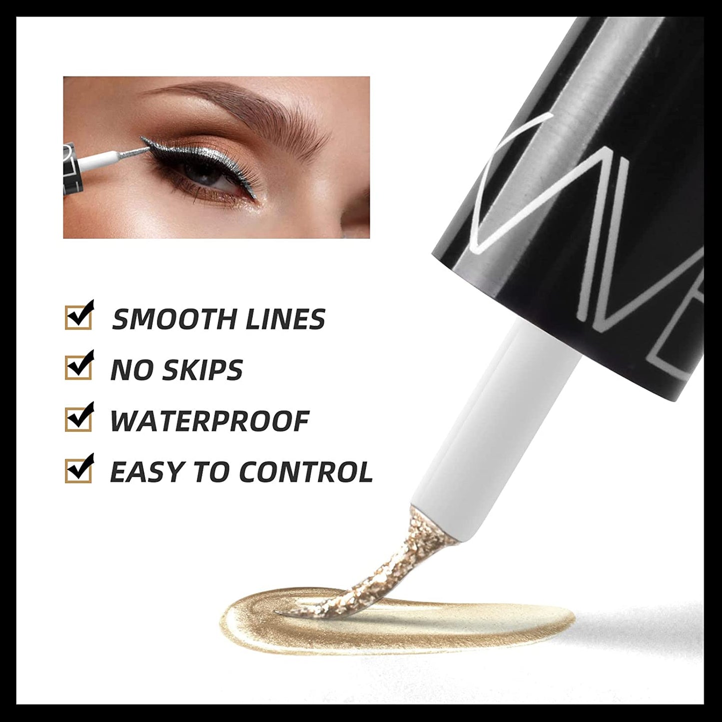 💥47% OFF💥Sparkly Liquid Eyeliner