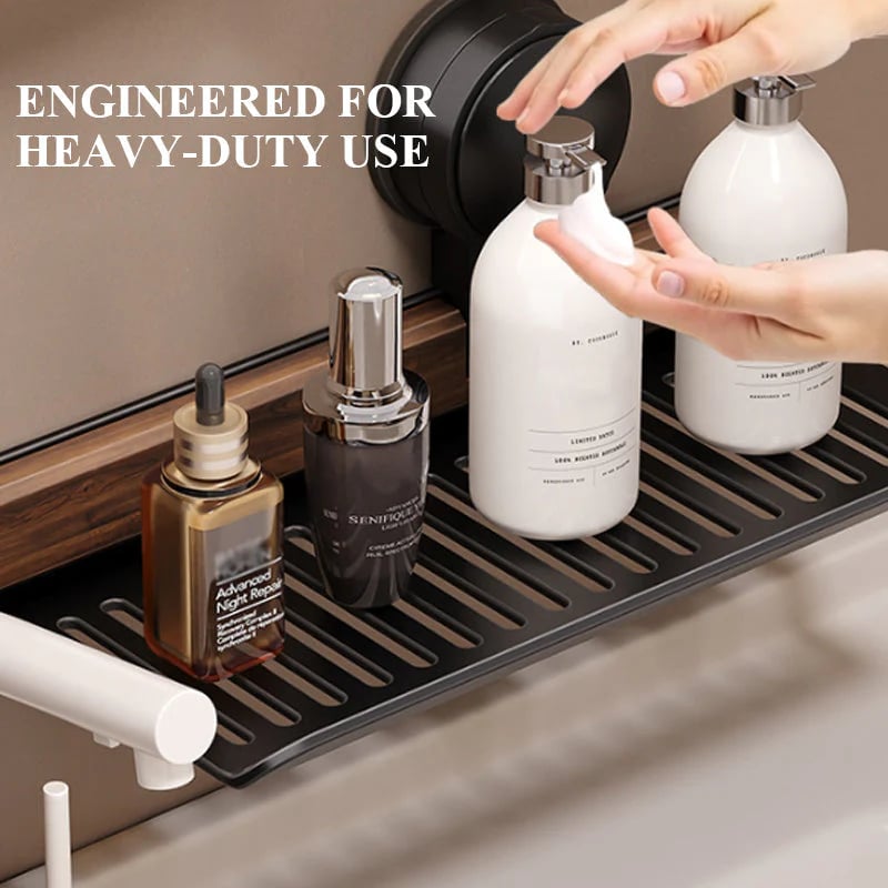π₯ Bestsellers Recommended β The Furniture Hits of 2025π₯ Walnut Suction Cup Bathroom Shelf