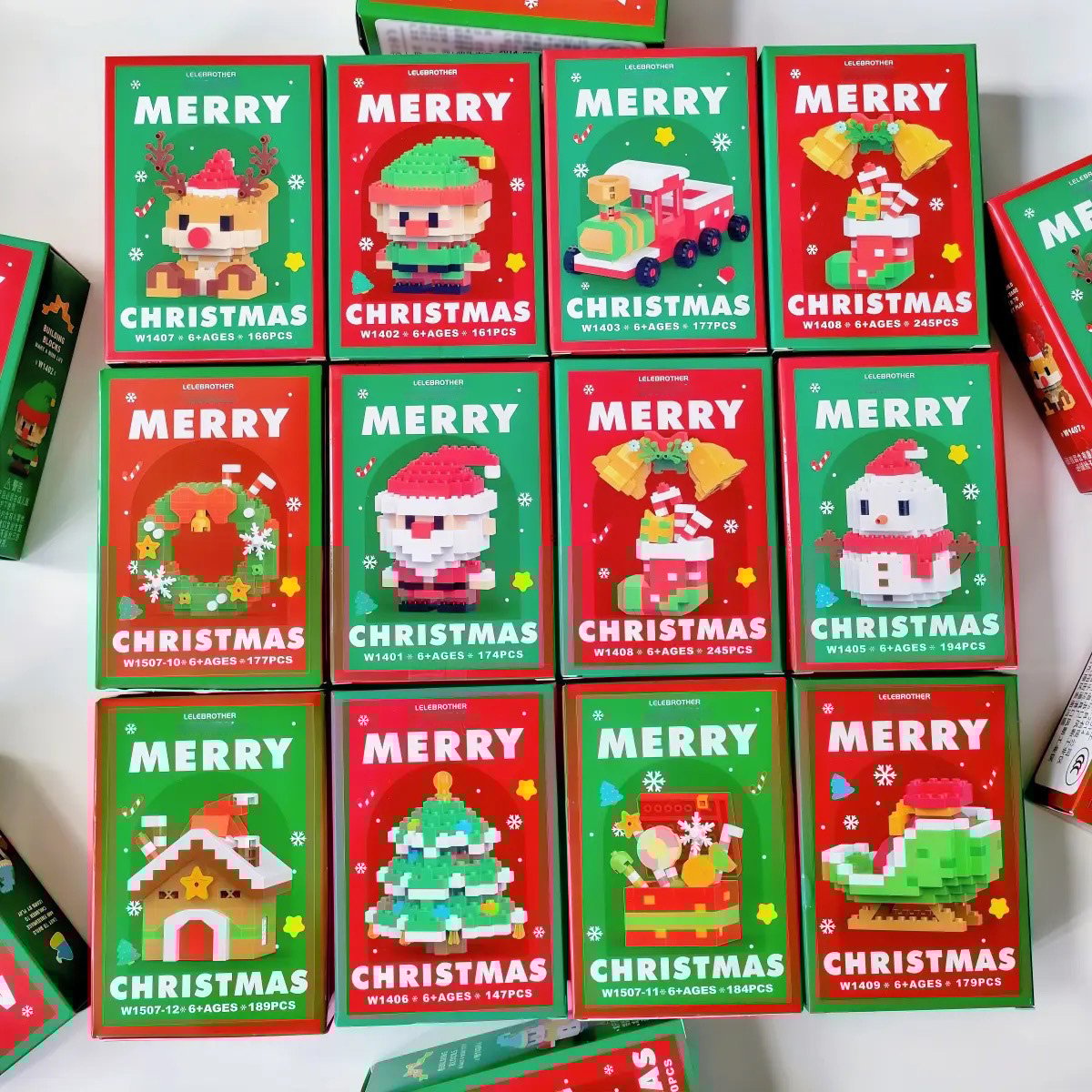 🔥LAST DAY ONLY 49% OFF🎄 - Santa Claus Design Building Blocks Toy