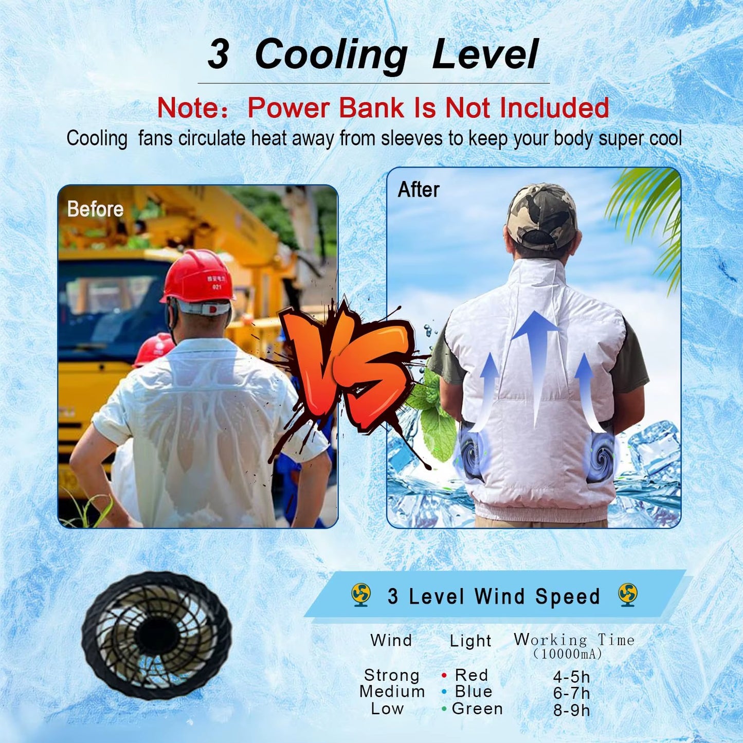🔥Summer Hote Sale-Men's Outdoor Cooling Jacket with Fan