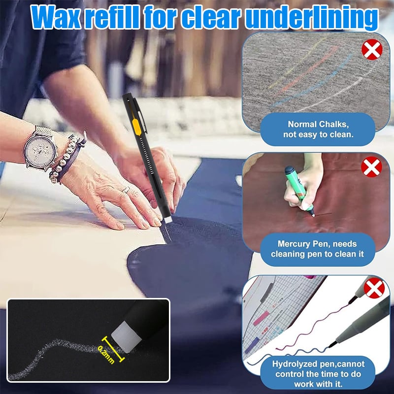 π₯ Heat Erasable Fabric Marker for Sewing, Embroidery, Quilting
