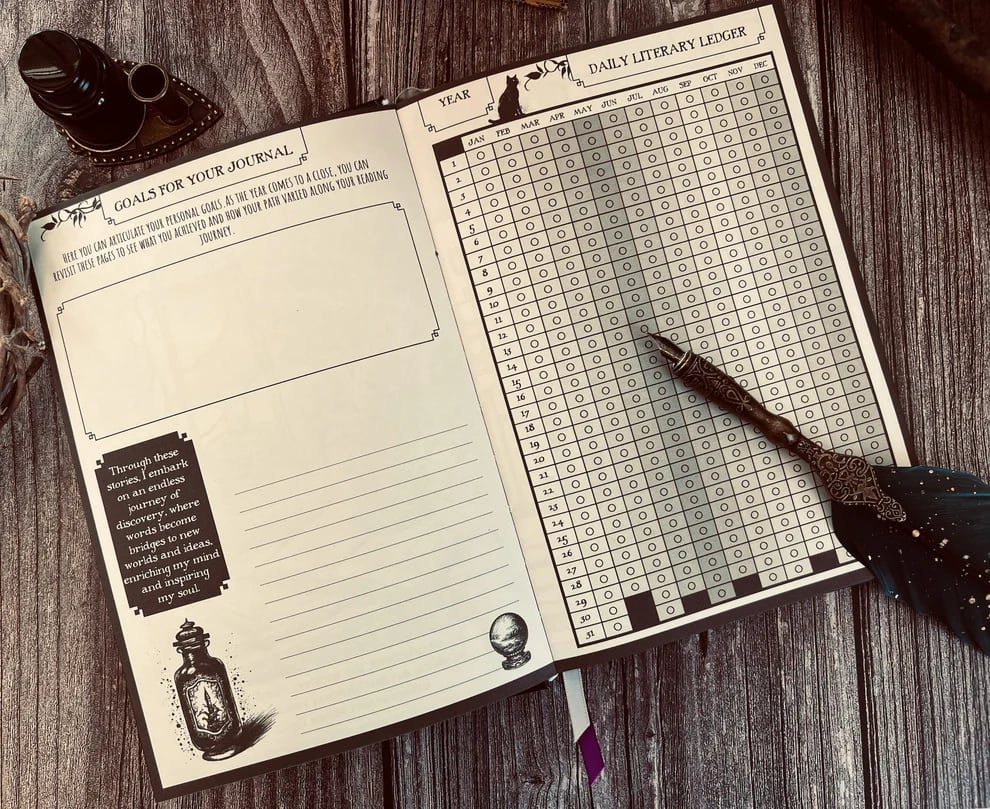 🔥📓Waiting for the Night Reading Journal