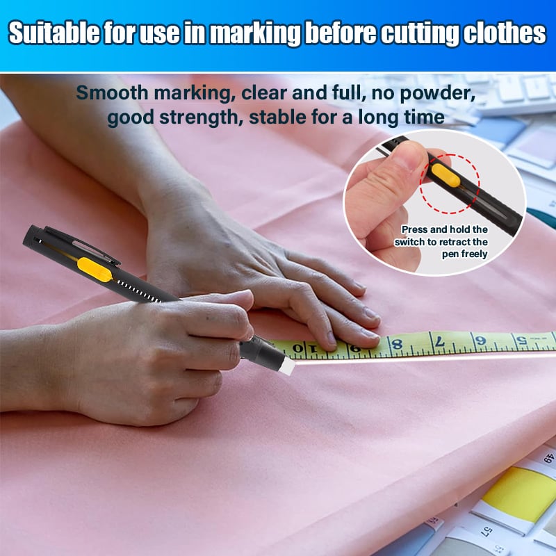 π₯ Heat Erasable Fabric Marker for Sewing, Embroidery, Quilting