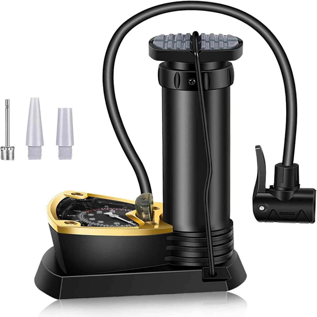 🎁49% OFF🔥Bike Pump | Foot-Operated Cycle Pump with Pressure Gauge🚴♂️