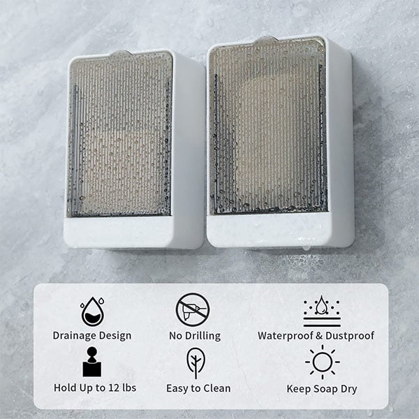 🔥2025 New Arrival👍🏻Shower Soap Holder Wall-Mounted