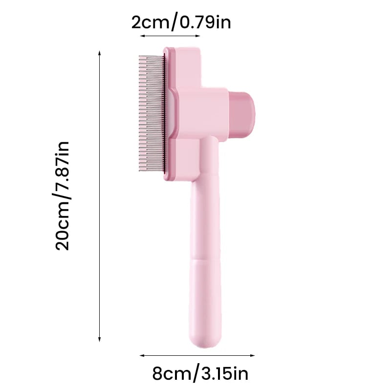 Self-Cleaning Pet Grooming Brush