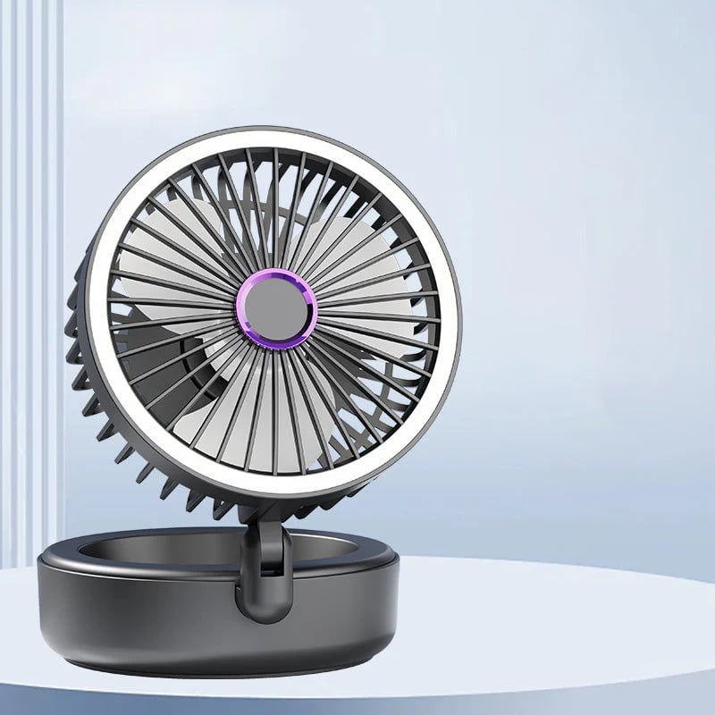 š„Hot Saleš„ 4-in-1 Portable Folding Fan with Light