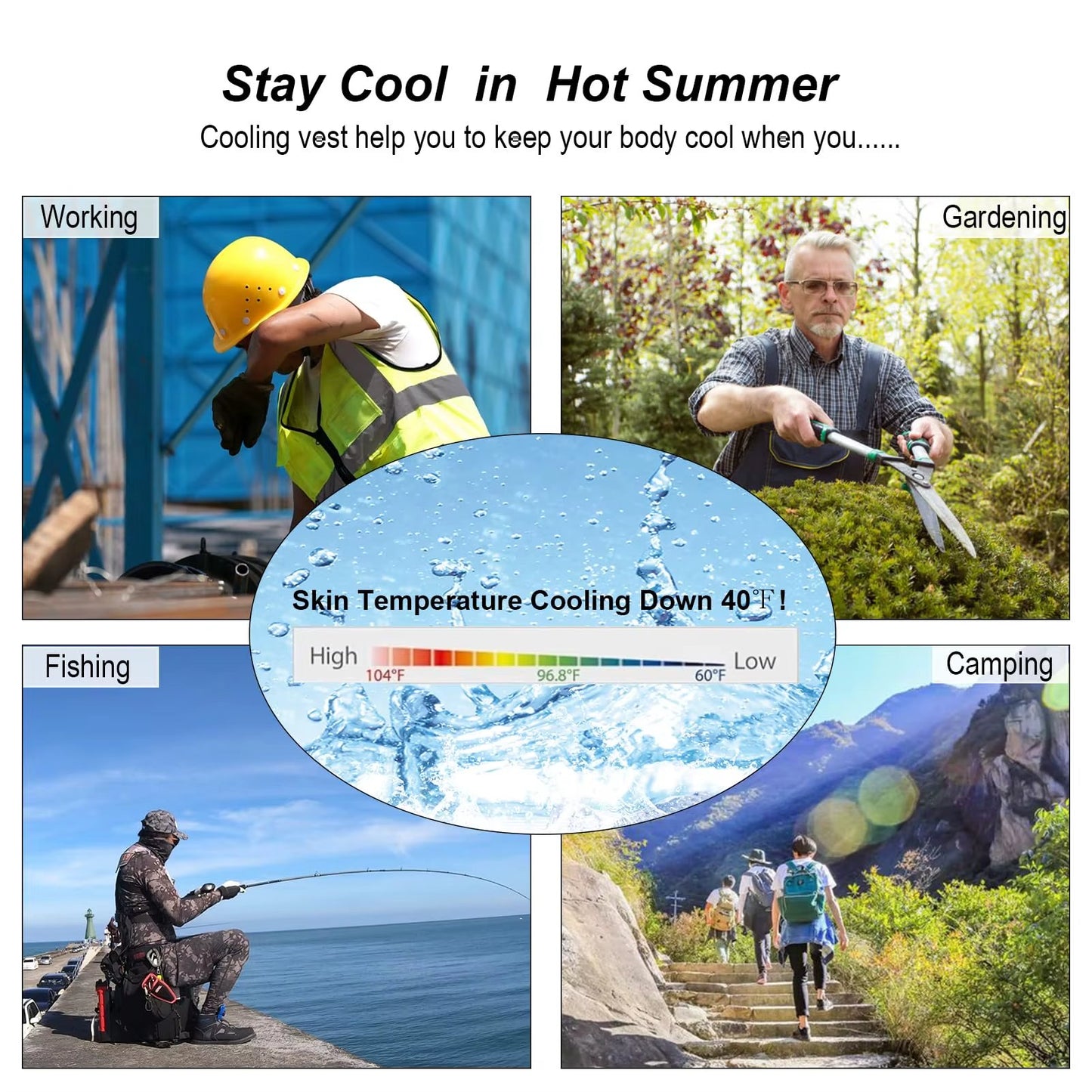 🔥Summer Hote Sale-Men's Outdoor Cooling Jacket with Fan