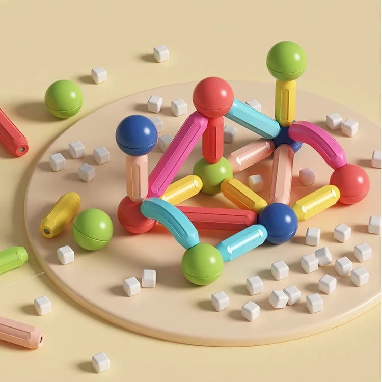 ð¥Magnetic Balls and Rods Set Educational Magnet Building Blocks