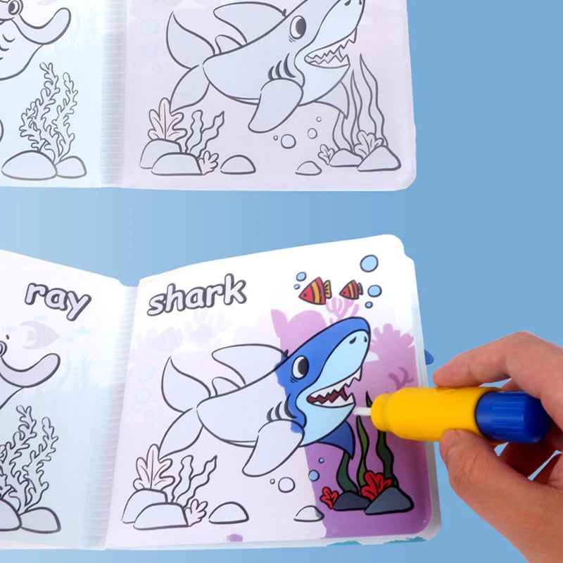 ✨Water Painting Color Changing Cloth Book