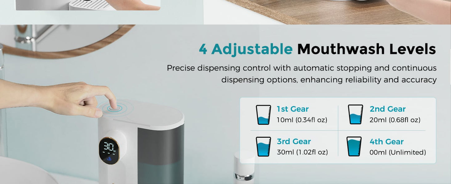Automatic Mouthwash Dispenser for Bathroom