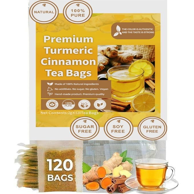 π100% Natural Turmeric Ginger Cinnamon Tea