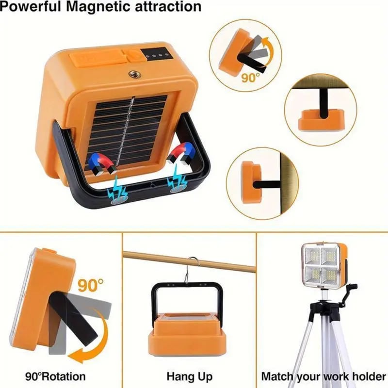 🔥Solar Rechargeable Multifunctional Searchlight
