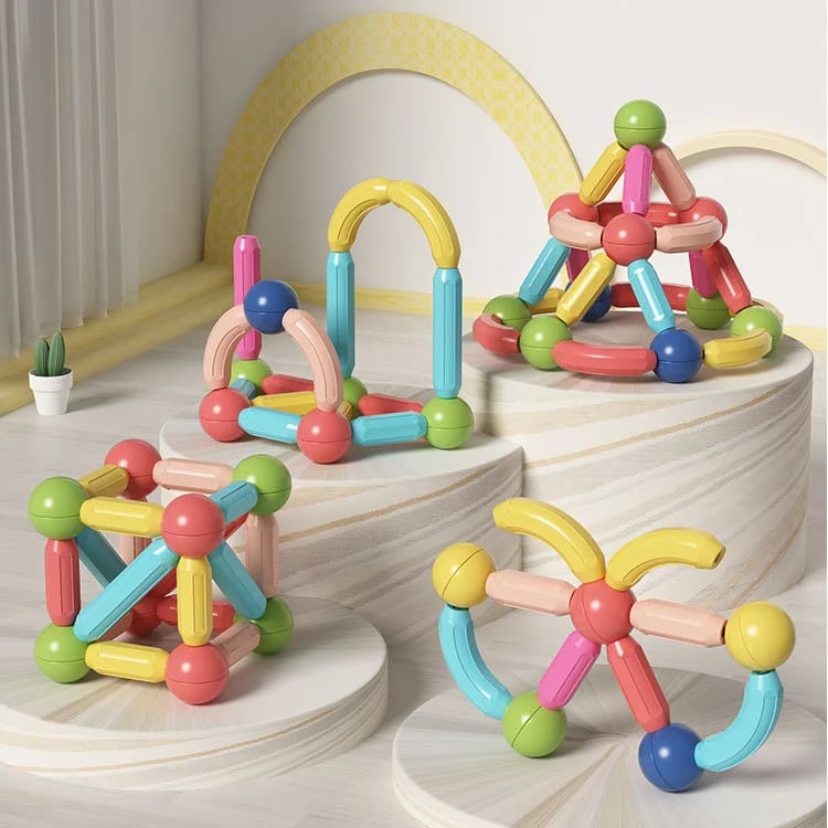 ð¥Magnetic Balls and Rods Set Educational Magnet Building Blocks