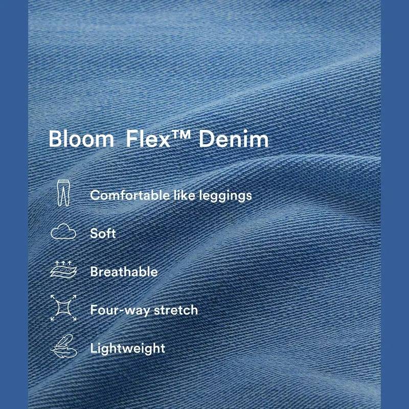 ๐ Women's High-Waisted Washed Baggy Wide-Leg Stretchy Knit Jeans with Multiple Pockets โ Comfortable Casual Denim