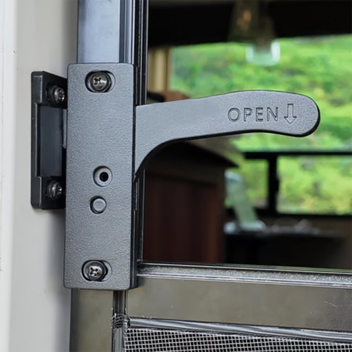 🚗Aluminum RV Screen Door Handle Replacement Latch Kit