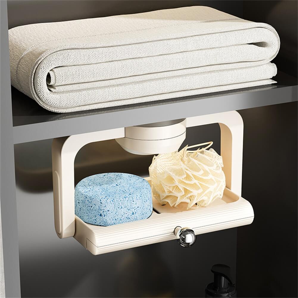🔥2025 New Arrival👍🏻Rotatable Suction Cup Soap Dish Holder