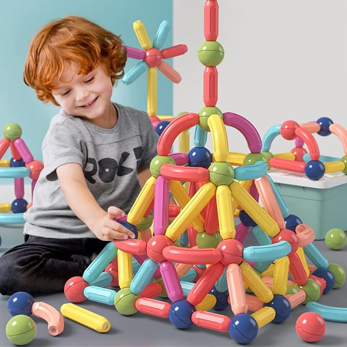 ð¥Magnetic Balls and Rods Set Educational Magnet Building Blocks