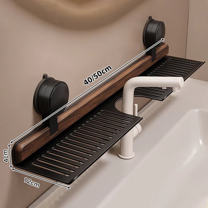 π₯ Bestsellers Recommended β The Furniture Hits of 2025π₯ Walnut Suction Cup Bathroom Shelf
