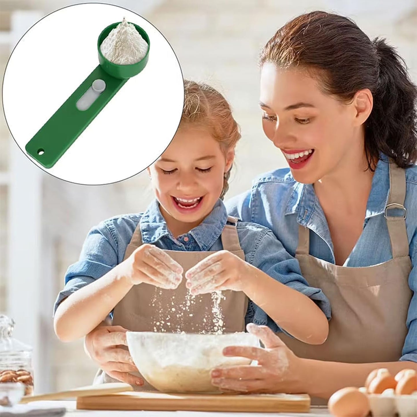 🔥 Multifunctional Powder Sliding Spoon