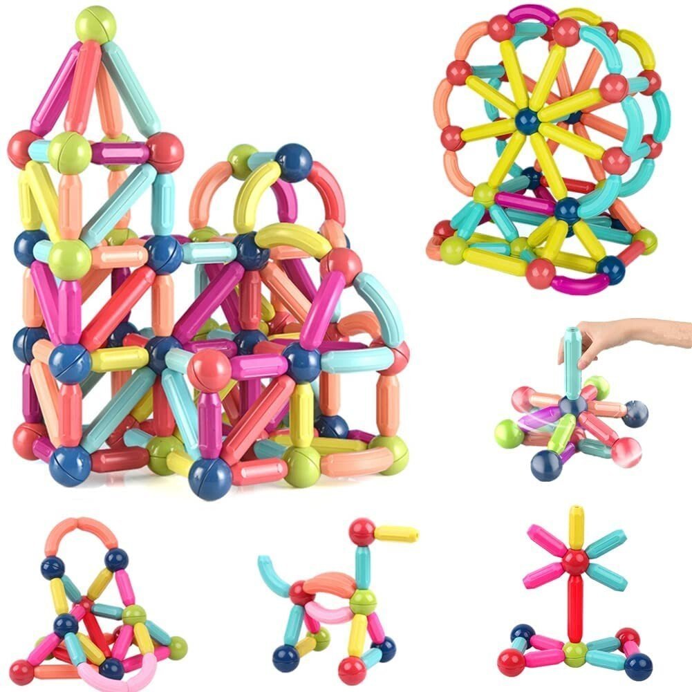 ð¥Magnetic Balls and Rods Set Educational Magnet Building Blocks