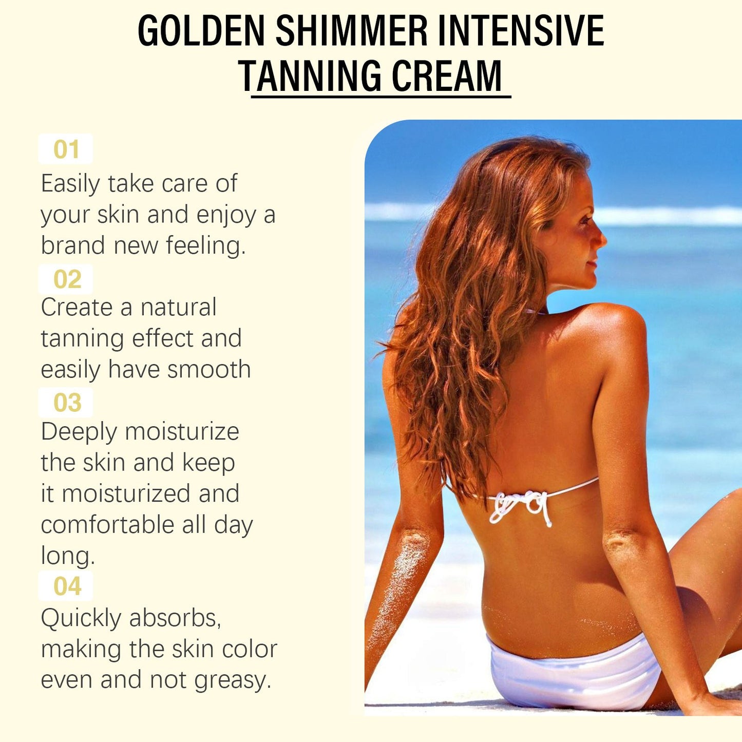 🔥2025 Summer Hot Sale- Intensive Tanning Gel | Browning & Bronzing Tan Accelerator 5.07floz