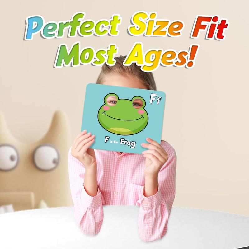 ✨Buy 2 Get Free Shipping🔥26 Pcs Alphabet ABC Flash Cards with Animal Masks