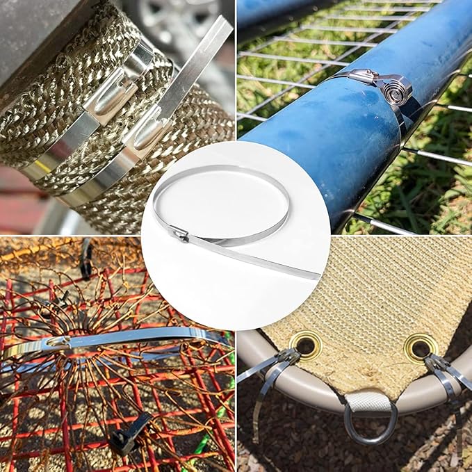π©304 Stainless Steel Cable Ties: Heavy-Duty, Secure & Weatherproof for Industrial & Outdoor Use