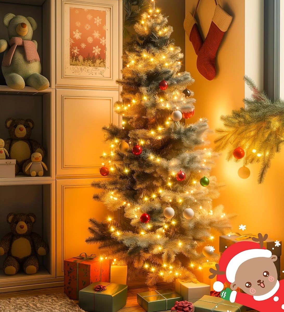 π
π₯8 Modes 100-300 Christmas LED Firefly Twinkle String Lights