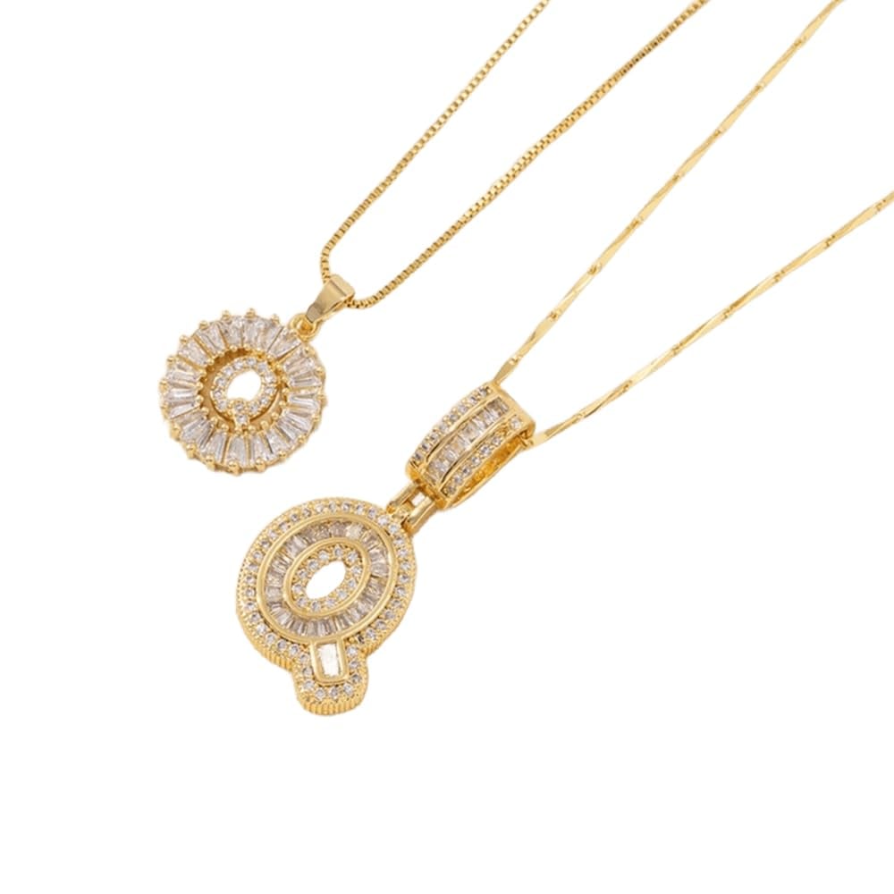 49% OFF 🔥Initial Letter Pendant Necklaces - 2 Pack