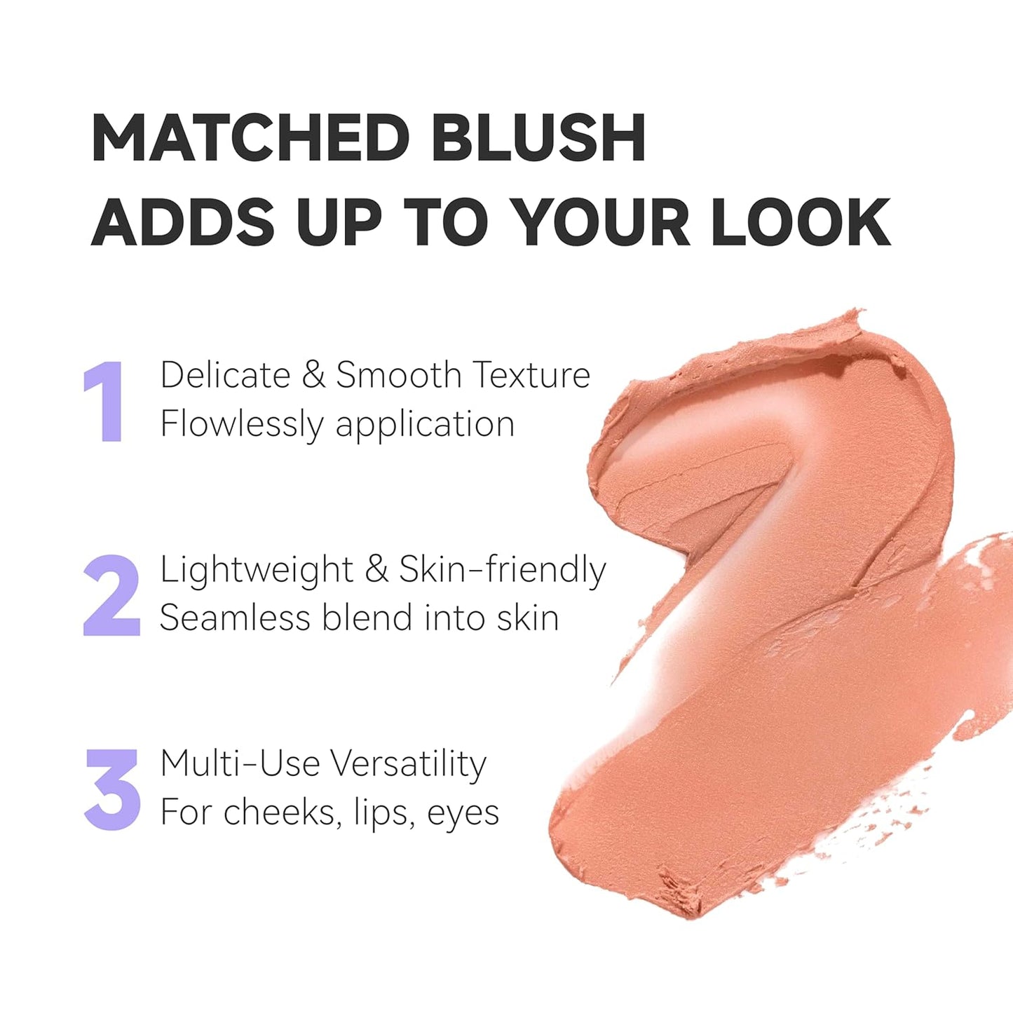 🌟2-IN-1 Freckle & Blush: Fine color, long-lasting, beauty stays all day~