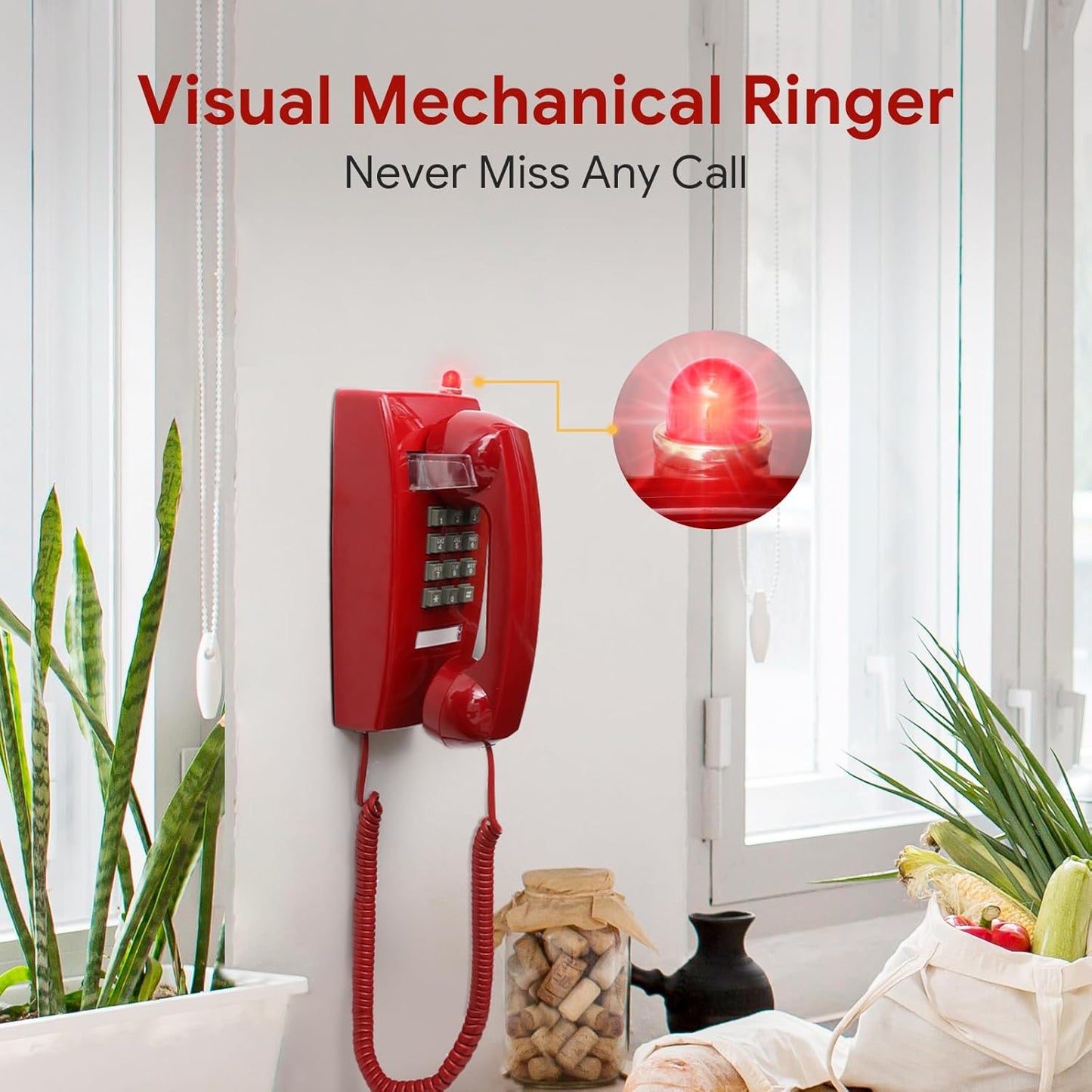 🔥2025 Summer Bargains - -Retro Wall-mounted Landline Phone