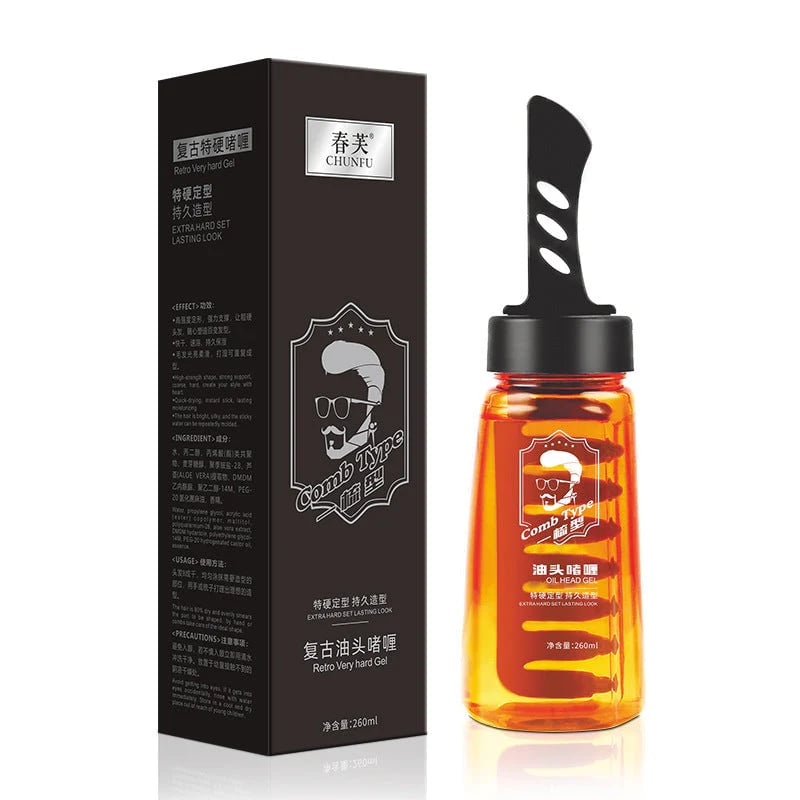 🔥One-Comb Shaping-Styling Gel Comb| Sweat-Resistant Gel | Non-Greasy Formula