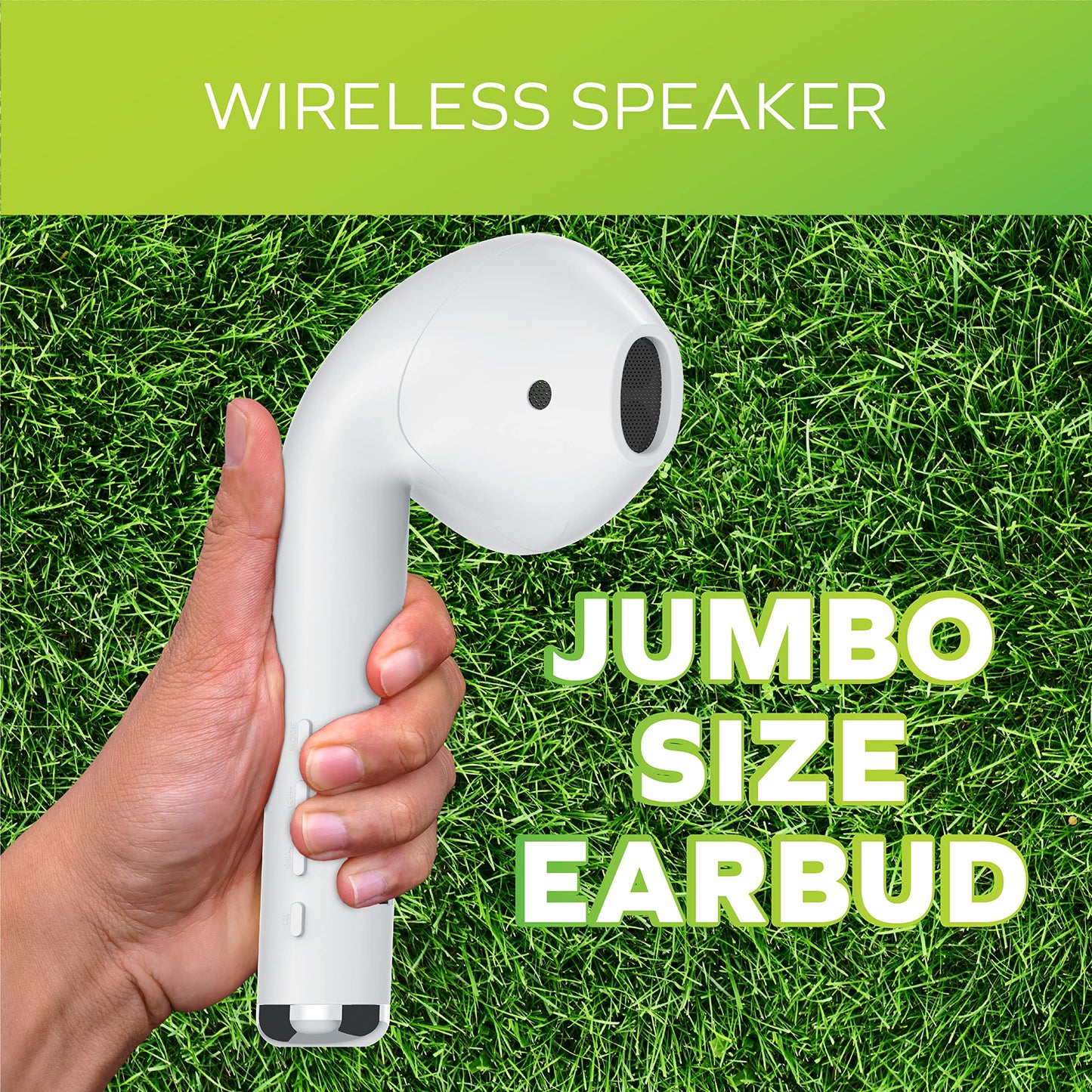 Portable Earbud-Shaped Bluetooth Speaker