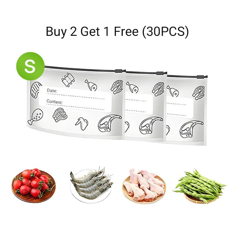 🍗Buy 2 Get 1 Free 🥦Reusable Aluminum Foil Sealable Storage Bags