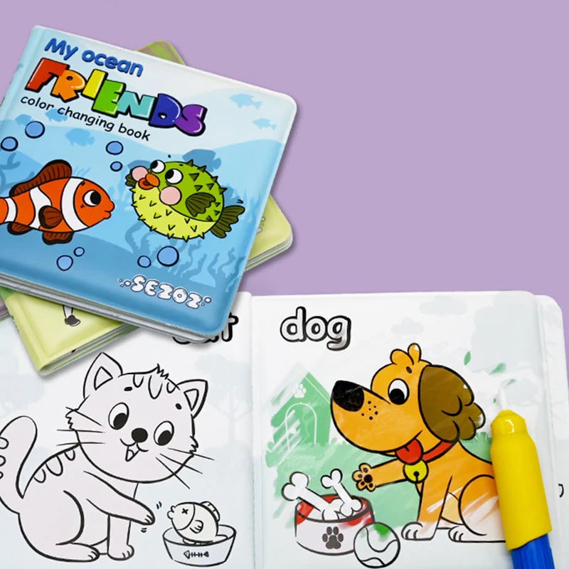 ✨Water Painting Color Changing Cloth Book