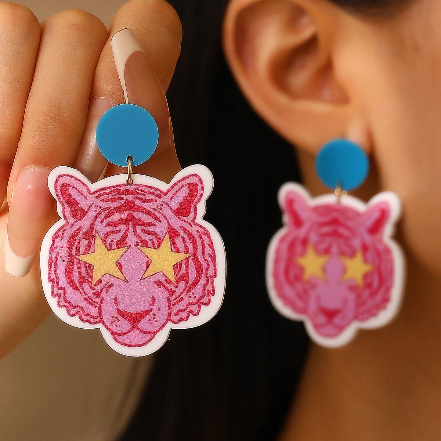 🦐😺Shrimp Meowgic Earrings