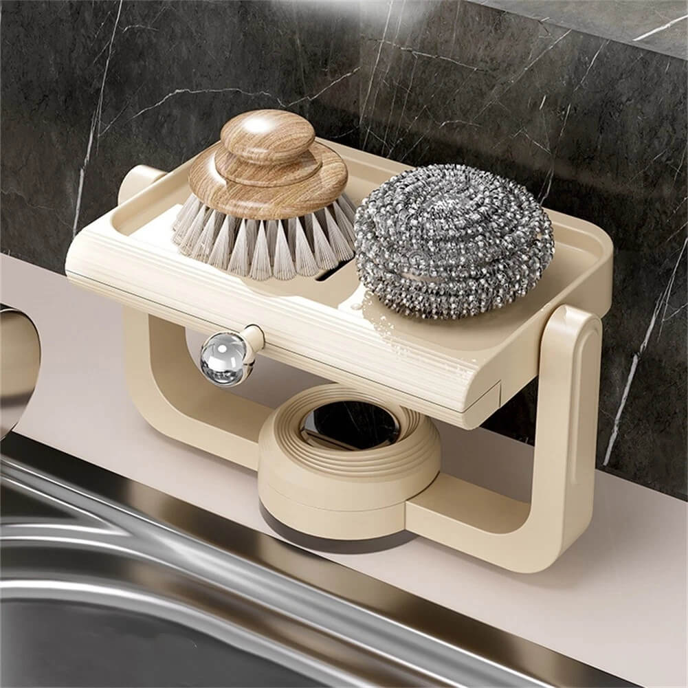 🔥2025 New Arrival👍🏻Rotatable Suction Cup Soap Dish Holder