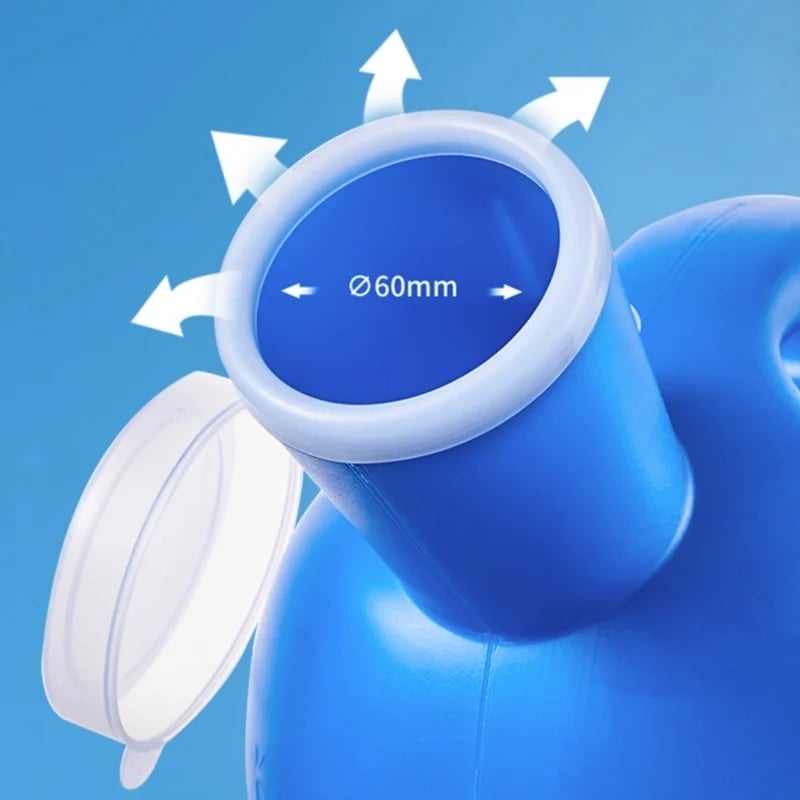 2000ml Men's Urinal & 1000ml Female Urinal – Sleep Easy, Stay Dry, No Spills