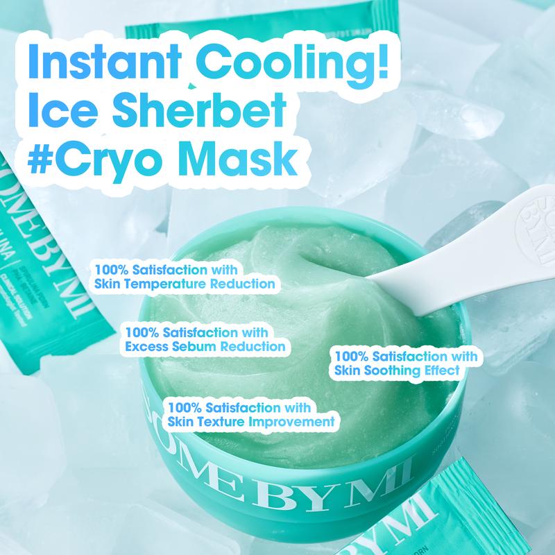 ❄️ Spirulina Sherbet Cryo Mask – Vegan Cooling Boost for Calm, Glowing Skin 🌿