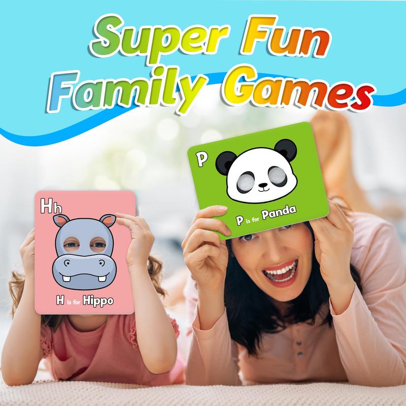 ✨Buy 2 Get Free Shipping🔥26 Pcs Alphabet ABC Flash Cards with Animal Masks
