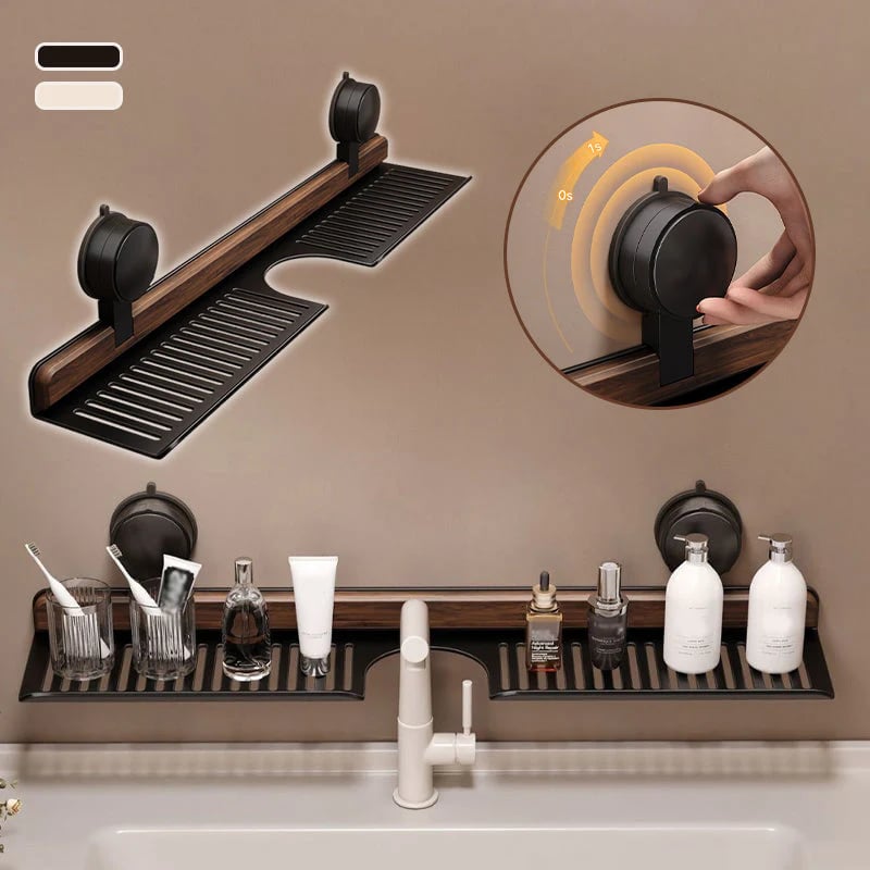 π₯ Bestsellers Recommended β The Furniture Hits of 2025π₯ Walnut Suction Cup Bathroom Shelf